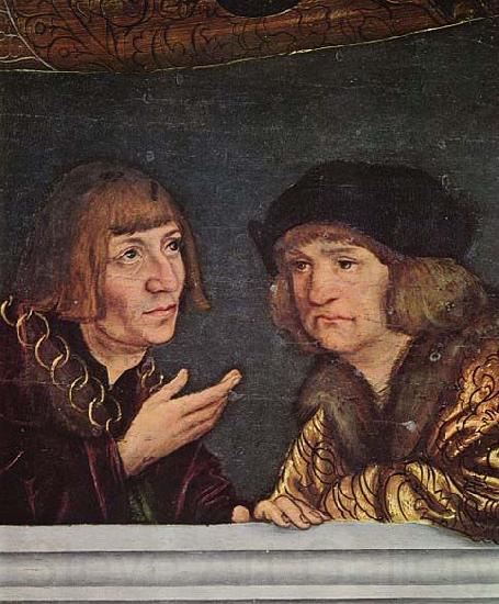 Lucas Cranach the Elder Torgauer Furstenaltar Spain oil painting art